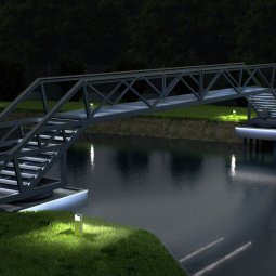 Визуализация освещения моста