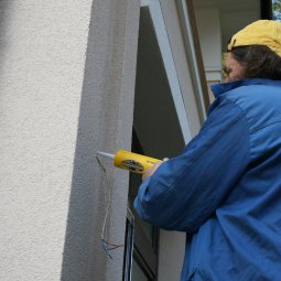 герметизация кабельных выводов на фасаде