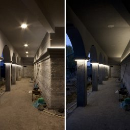 включение декоративной светодиодной подсветки