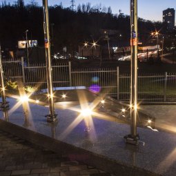 подсветка флагштоков