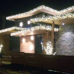 новогодняя подсветка вид 1